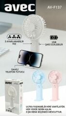 Avec Av-F137 Usb Sarjli Mini Fan