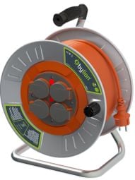 BYLION MMP-50315-F MTL BOBIN Ø300 IP44 F TYPE (SCHUKO) 3G1,5 50M TURUNCU KABLO