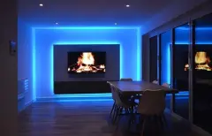 Ct-4491 Silikonlu Şerit Led 10 Çipli Mavi Renk Işık