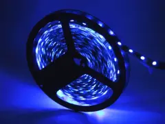 Ct-4491 Silikonlu Şerit Led 10 Çipli Mavi Renk Işık