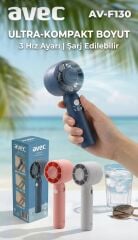 Avec Av-F130 Usb Sarjli Mini Fan