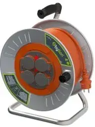 BYLION MMP-30325-F MTL BOBIN Ø300 IP44 F TYPE (SCHUKO) 3G2,5 30M TURUNCU KABLO