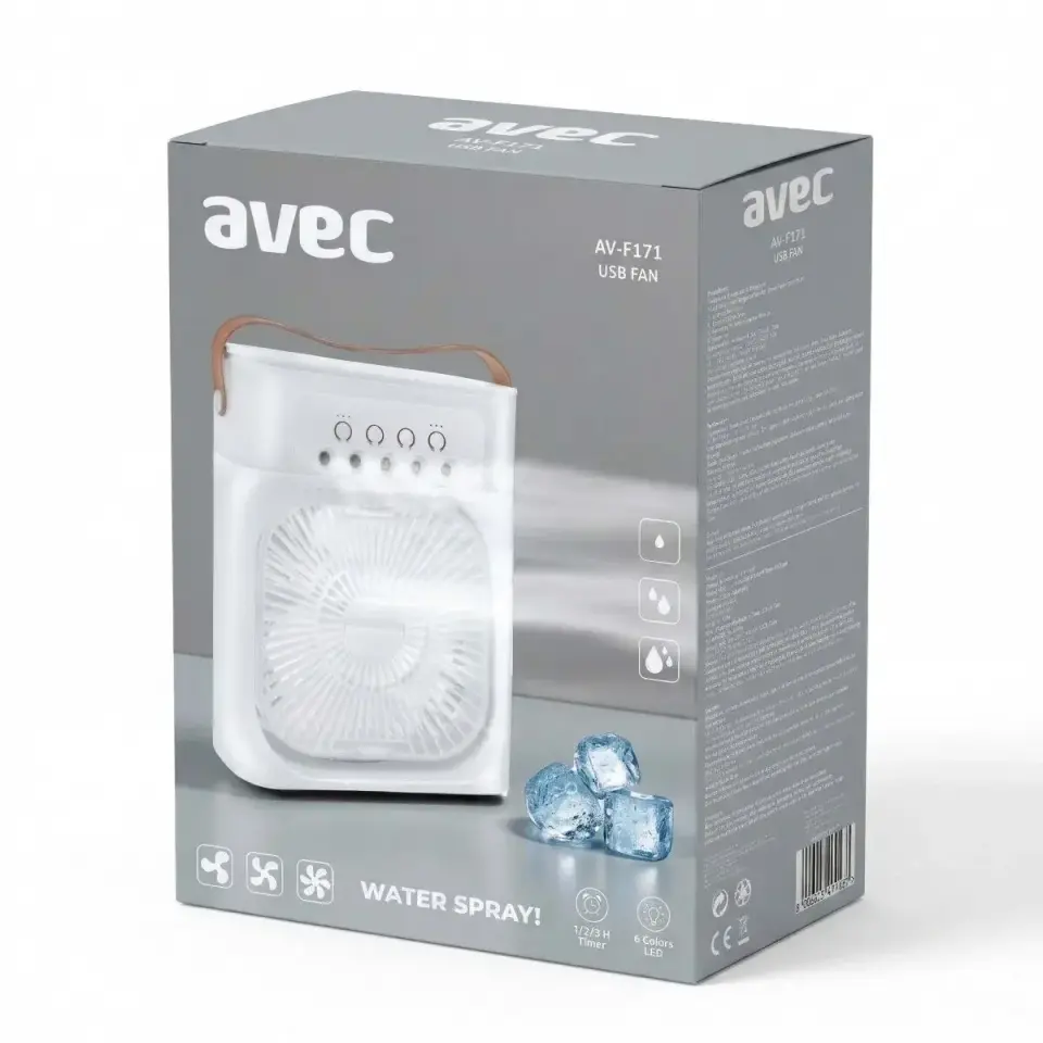 Avec Av-F171 Su Spreyli Mini Fan
