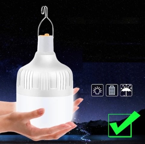Cata 30 Watt Taşınabilir Şarjlı Led Ampul CT-4279 Beyaz Işık