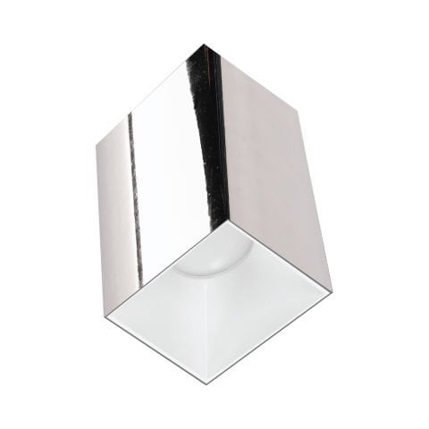 ACK Sıvaüstü Dekoratif Armatür  74X110Mm Parlak Gül Reflektör Krom Kasa AH12-07575