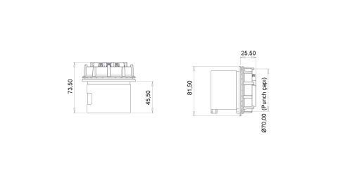 Bemis  4/32A. Somunlu Fiş IP44 BC1-3504-2140
