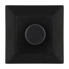 Exen Odak Metalik Siyah Dimmer 800W Komple Takim