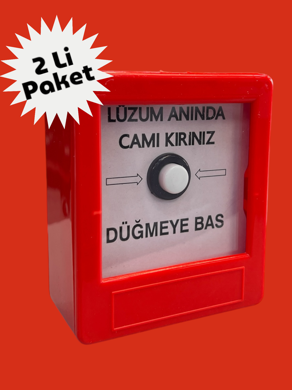 Cetsan Kare İkaz İhbar Butonu YIS.201
