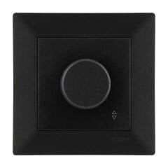 Exen Odak Metalik Siyah Veavien Dimmer 500W Komple Takim