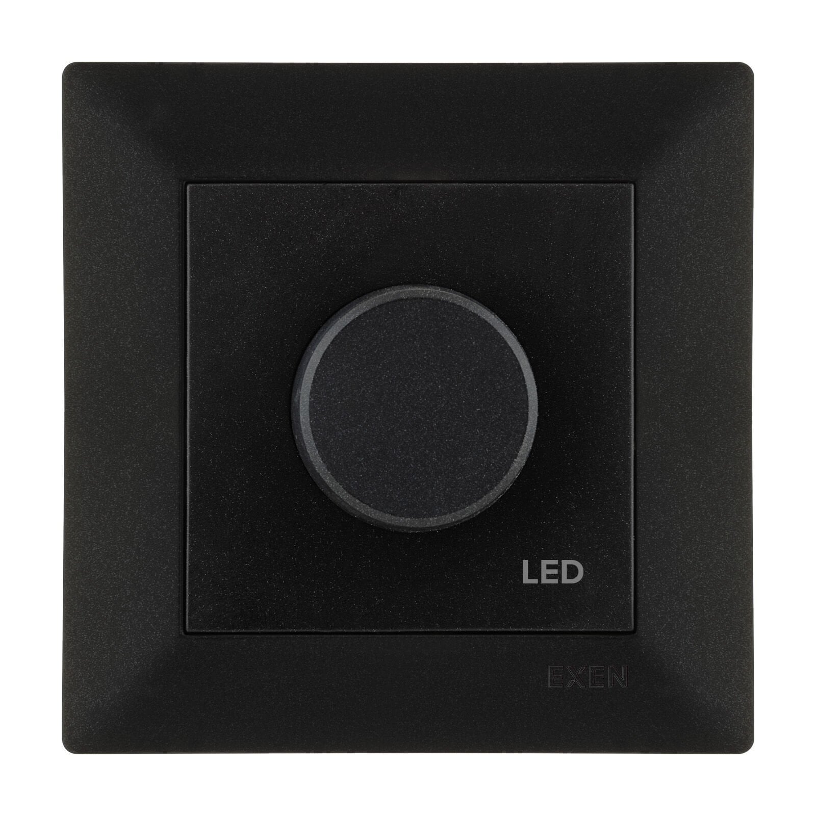Exen Odak Metalik Siyah Led Dimmer 200W (Rd Dimmer) Komple Takim