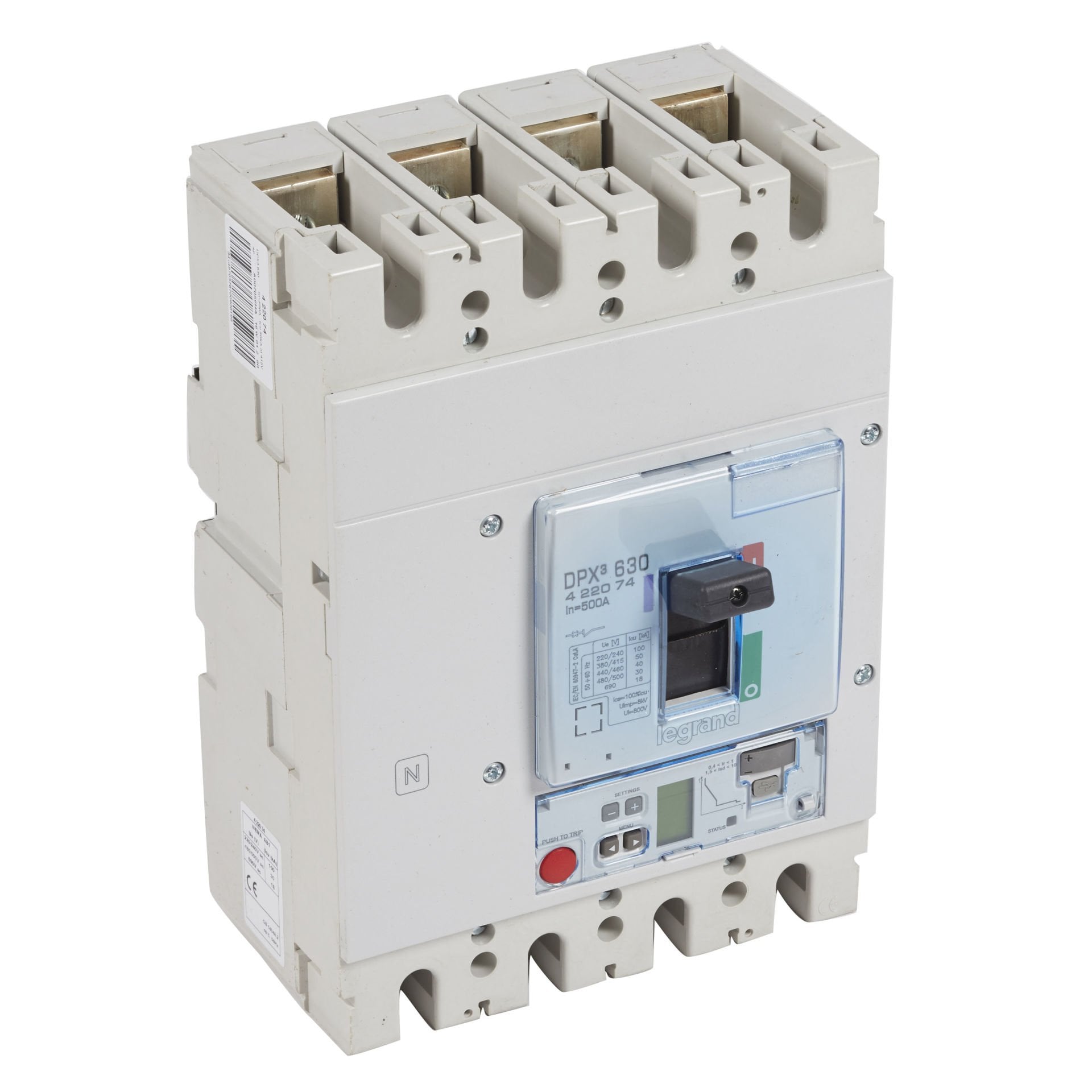 Legrand  DPX³630 ELE S2 4P 500A 50kA LEG-422074