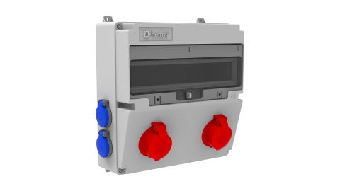 Bemis  3/25A. 380V. 2 Ad. Ön-1/16A. 220V. 4 Ad. Yan IP44 BH4-2205-4020