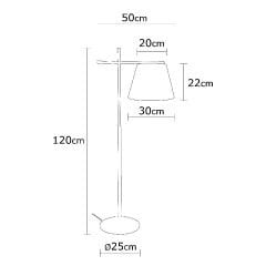 Aydinlatmadunyam Lambader Black Assos-N-715