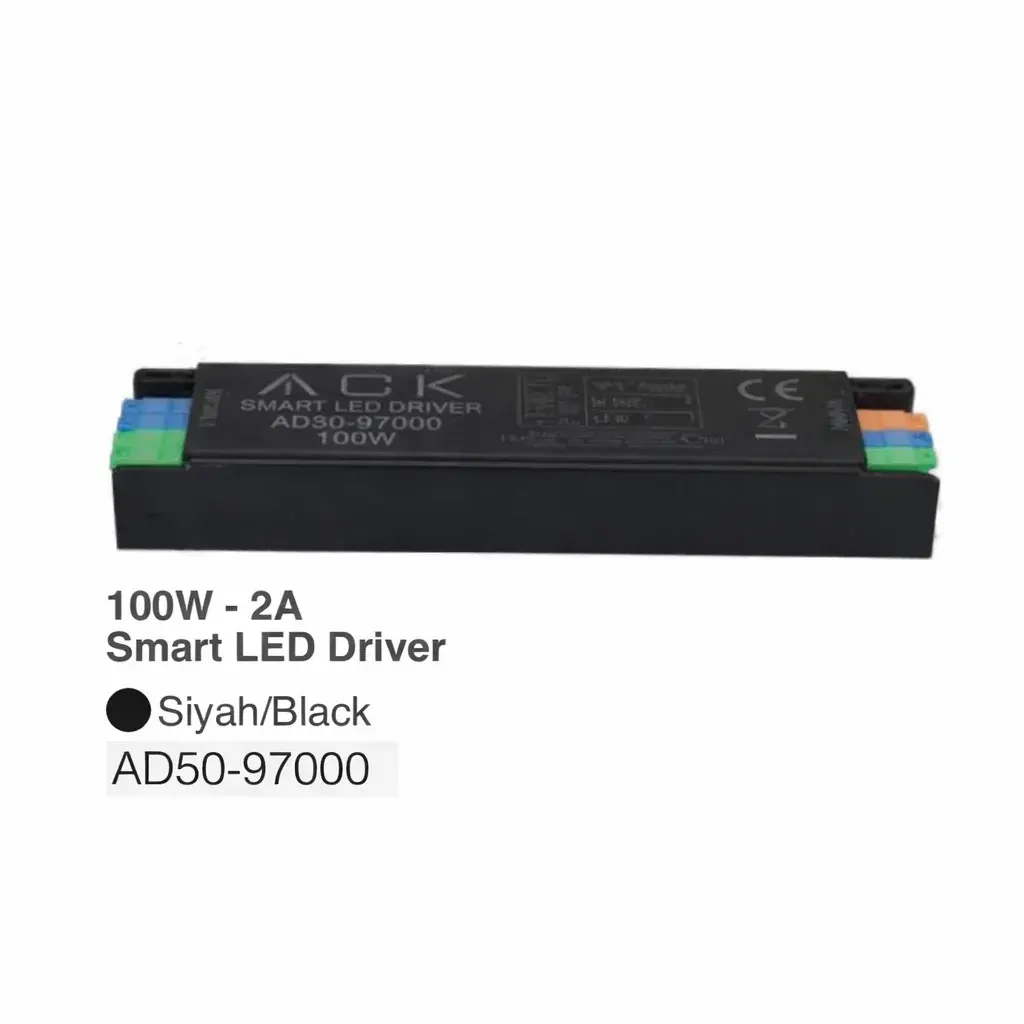 ACK AD50-97000 Retro Smart Driver 100W Dc48V 138*50*22Mm Ac185-260V 24V.3 4A 3Cct en uygun fiyatlı satıcı