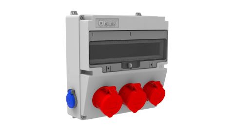 Bemis  5/32A. 380V. 2 Ad. Ön-5/16A. 380V. 1 Ad. Ön-1/16A. 220V. 2 Ad. Yan IP44 BH4-2234-1182