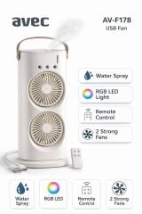 Avec Av-F178 Su Spreyli Usb Fan