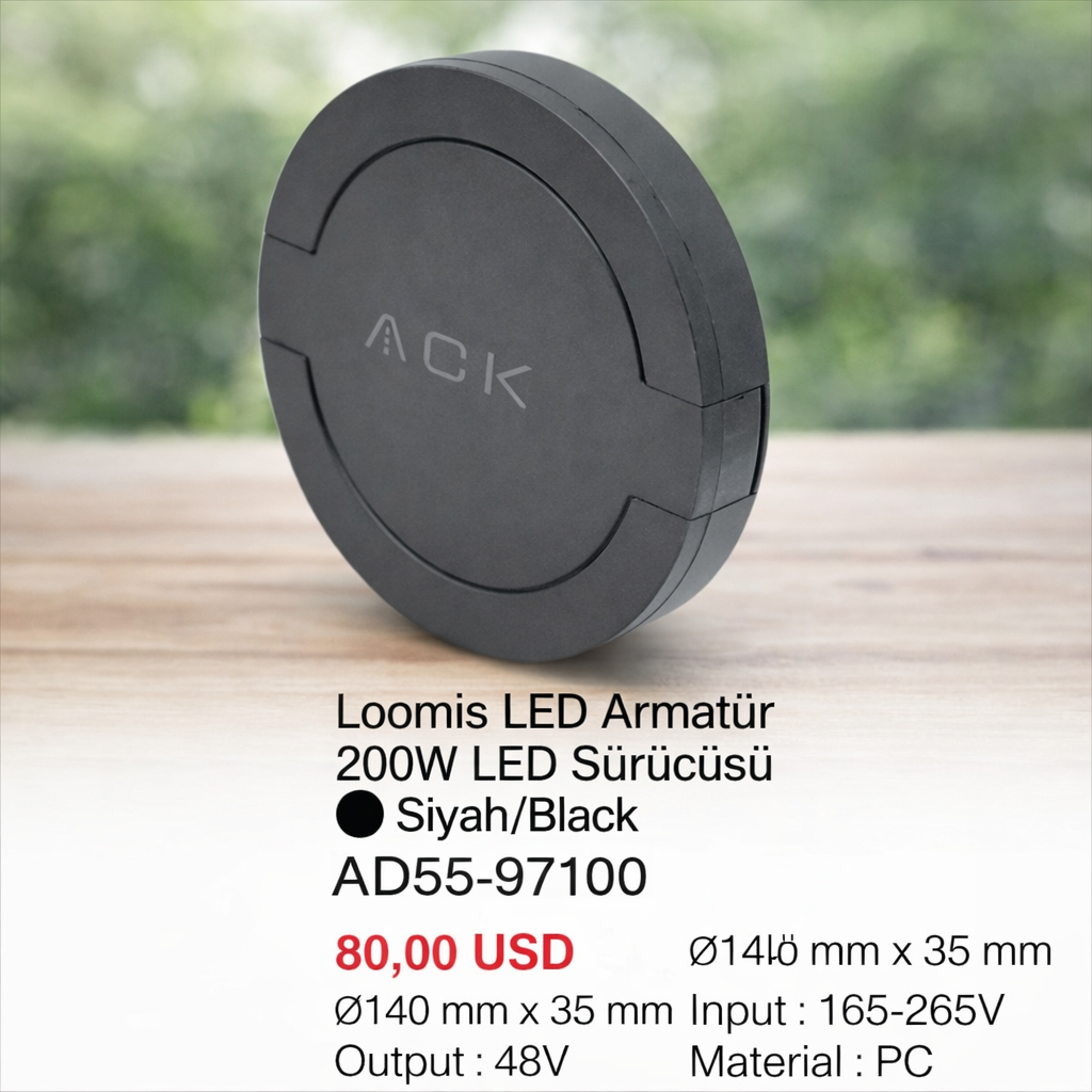 ACK AD55-97100 48V 200W Driver Kumas Magnet Armatur