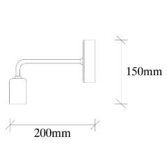 Aydinlatmadunyam Aplik Black Denge-3434