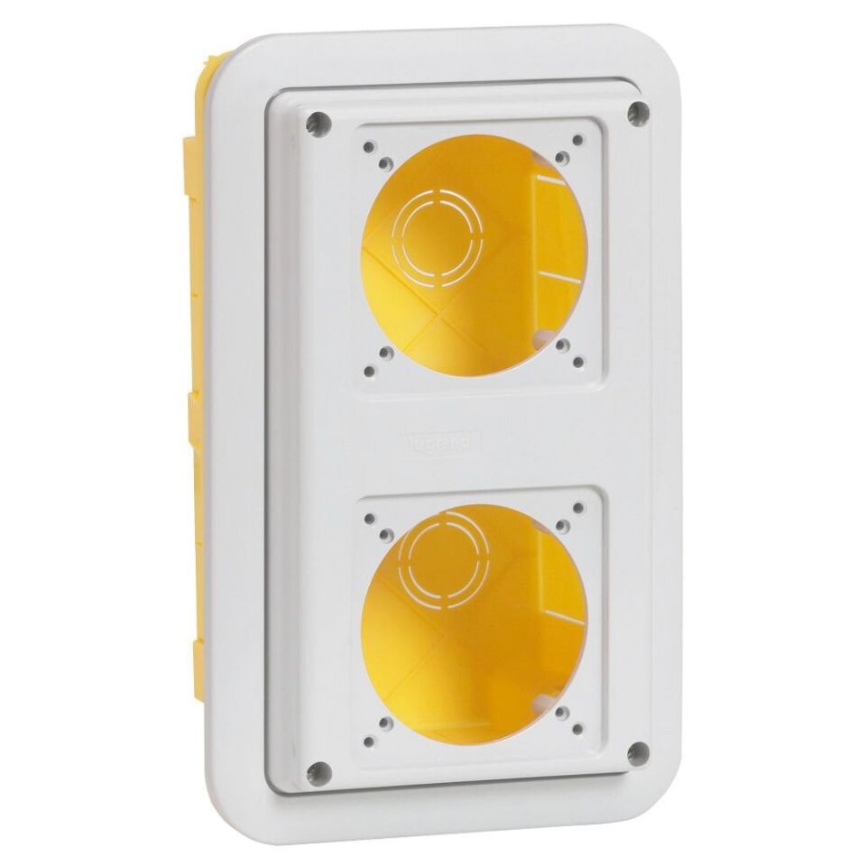 Legrand  IP55 korumalı P17 pano tipi 16A prizler için ikili sıva altı kutu  LEG-057721