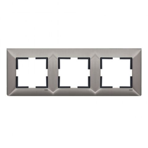 Viko Trenda Metal Inox Üçlü Çerçeve
