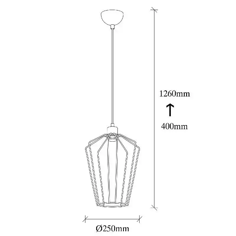 Aydinlatmadunyam Sarkit BlackNickel Fener-4452