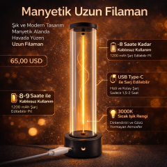 ACK AF11-20150 Masa Lambasi Flamanli 3000K 2000Mah