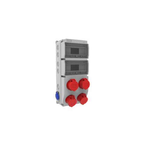 Bemis Ön 4 Ad. 5/16A. 380V. - Yan 2 Ad. 1/16A. 220V. Pano Priz Ip44 Bd10-2418-2020
