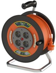 BYLION PME-30325-F LL PLS BOBIN Ø280 IP20 F TYPE (SCHUKO) 3G2,5 30M TURUNCU KABLO