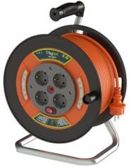 BYLION PME-30325-F LL PLS BOBIN Ø280 IP20 F TYPE (SCHUKO) 3G2,5 30M TURUNCU KABLO
