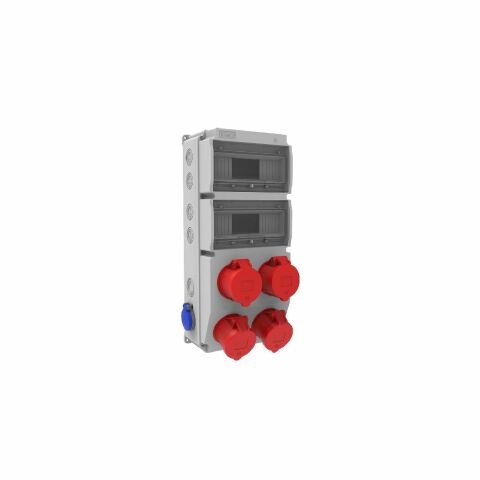 Bemis Ön 4 Ad. 5/32A. 380V. - Yan 2 Ad. 1/16A. 220V. Pano Priz Ip44 Bd10-2434-2020
