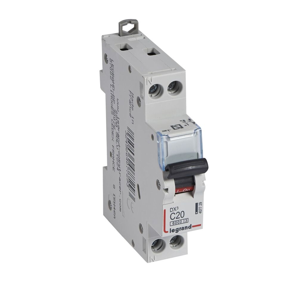 Legrand  DX³ 1P+N C 20A 6kA LEG-407729