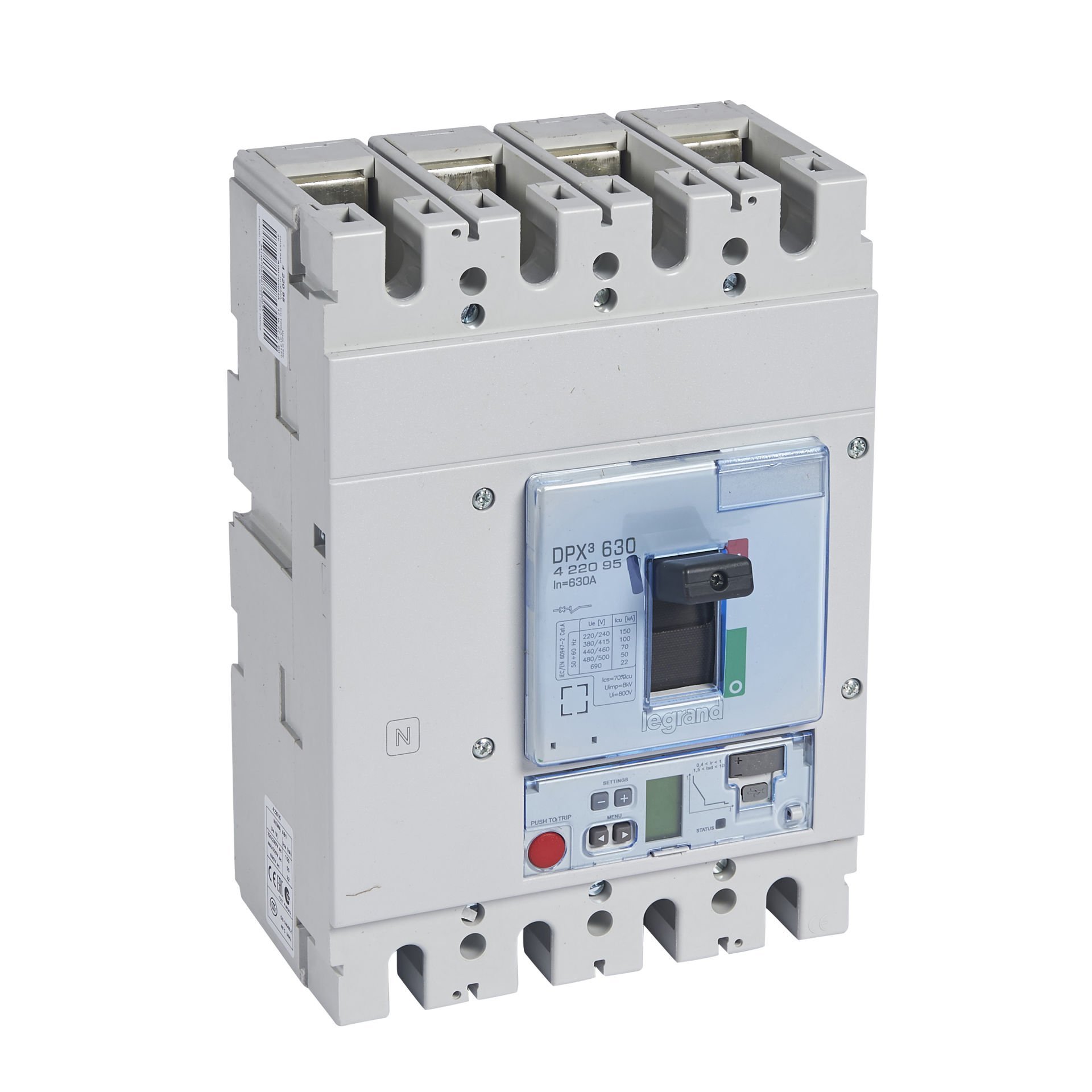 Legrand  DPX³630 ELE S2 4P 630A 100kA LEG-422095