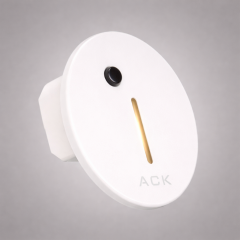 ACK AH07-02590 Sensörlü Merdiven Armatürü Cct Beyaz Kare  Dik  Çerçeve