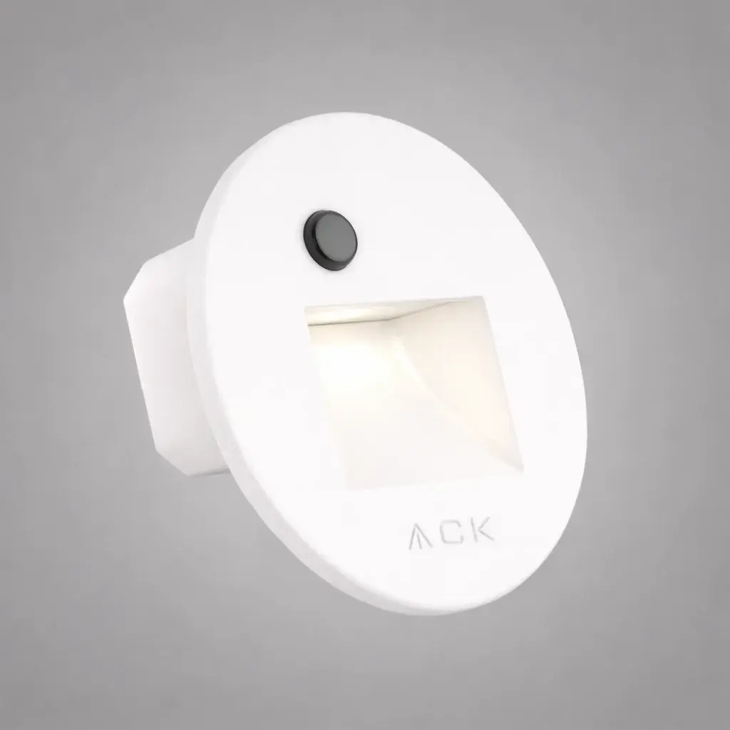 ACK AH07-02690 Sensörlü Merdiven Armatürü Cct Beyaz Kare Kare  Çerçeve en uygun fiyatlı satıcı
