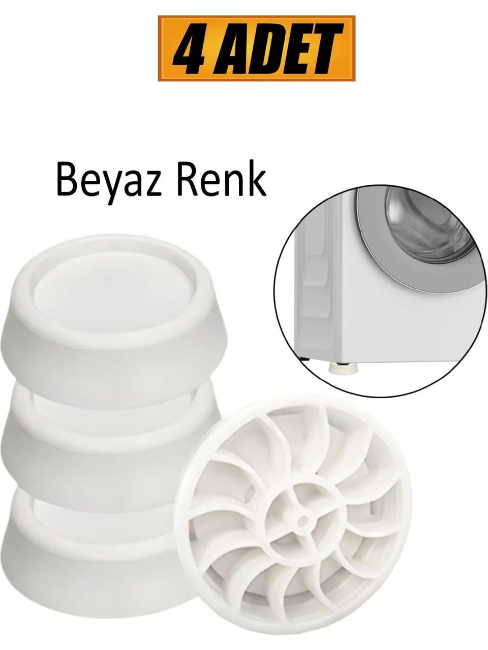 Derz Matik Makine Titresim Önleyici - 4 Lü