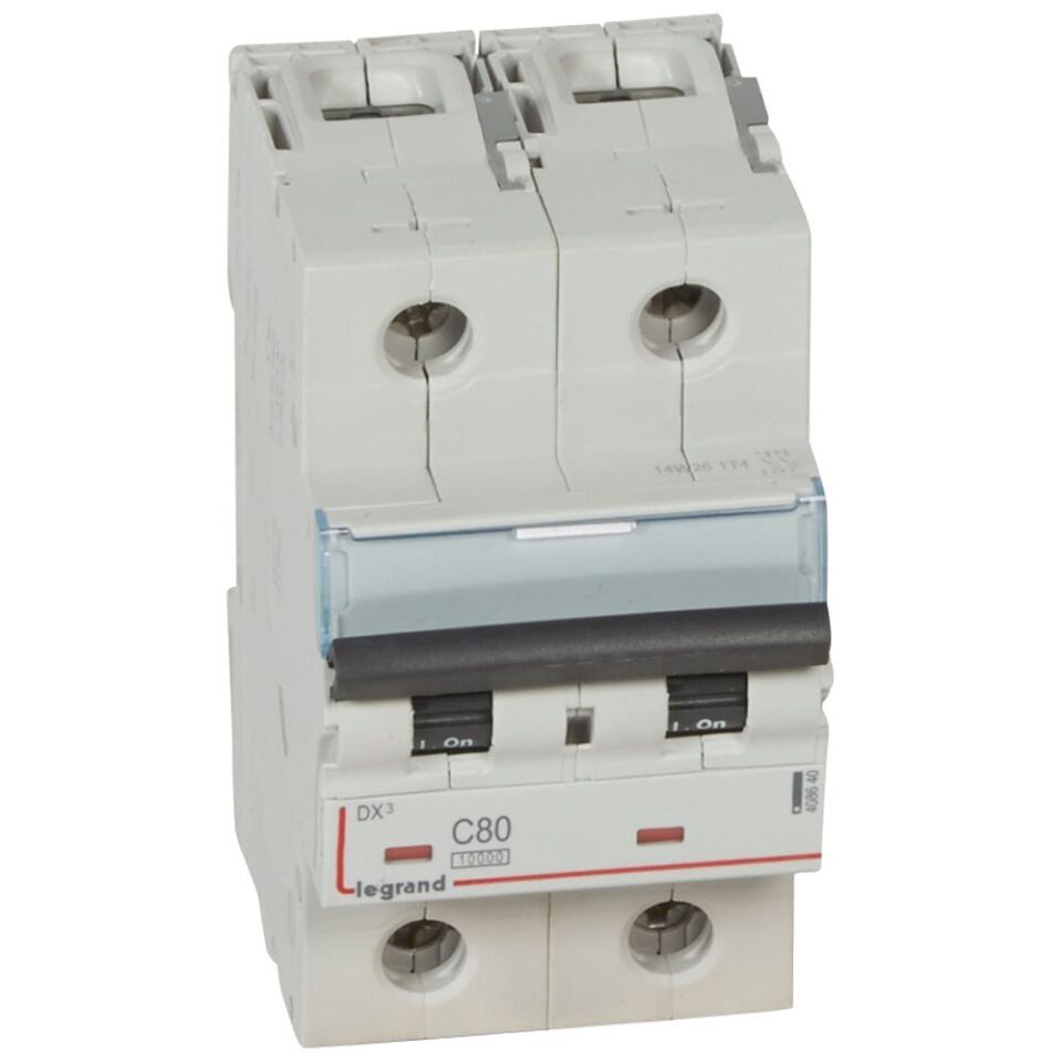 Legrand  DX3 2P C 80A 10kA LEG-408640