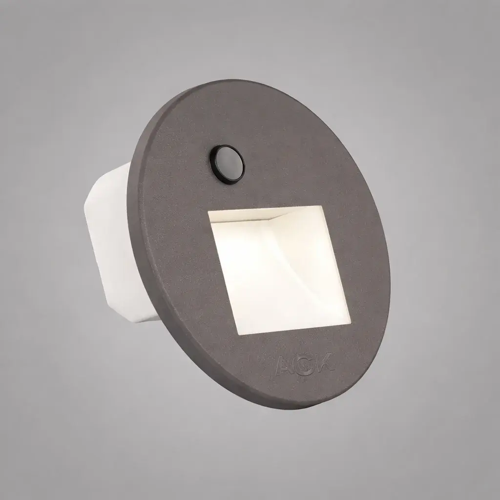 ACK AH07-02693 Sensörlü Merdiven Armatürü Cct Gri Kare Kare  Çerçeve en uygun fiyatlı satıcı