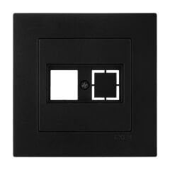 Exen Karell Metalik Siyah Data Priz Jaksiz Komple Takim