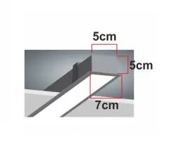 32W 100Cm Dekoratif Sıva Altı Lineer Led Aydınlatma