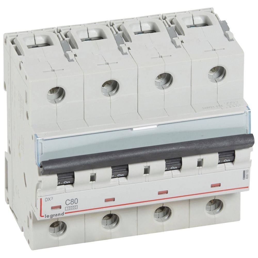 Legrand  DX3 4P C 80A 10kA LEG-408703