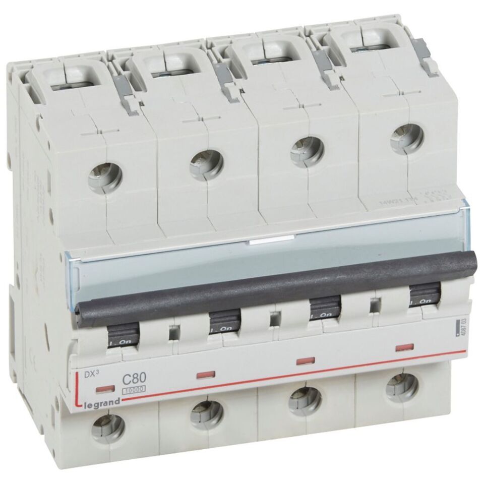 Legrand  DX3 4P C 80A 10kA LEG-408703