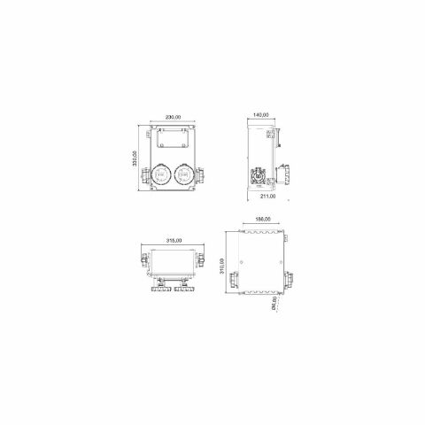 Bemis 5/32A. 380V. 2 Adet 1/16A. 220V. 2 Adet 8 Sigorta Kap. Bb4-7192-8210