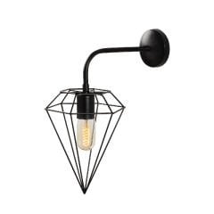 Aydinlatmadunyam Aplik Black Elmas-6301