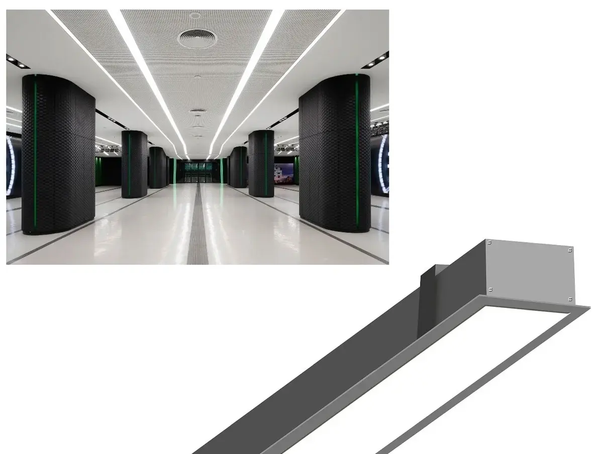 64W 200 Cm Dekoratif Sıva Altı Lineer Led Aydınlatma