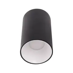ACK Sıvaüstü Dekoratif Armatür Ø80Mmx110Mm   Parlak Altın  Reflektör Siyah Kasa AH12-08561