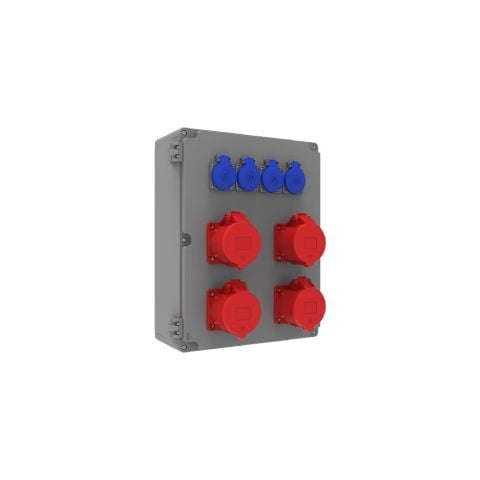 Bemis 5/32A. 380V. 4 Ad. 1/16A. 220V. 4 Ad. (Sigorta Modülsüz) - Bb4-2184-8410