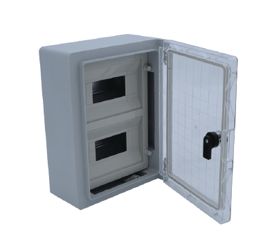 Çetinkaya Pano  21x28x13 ABS Pano 2x8 Seffaf Kapakli ÇP 5111