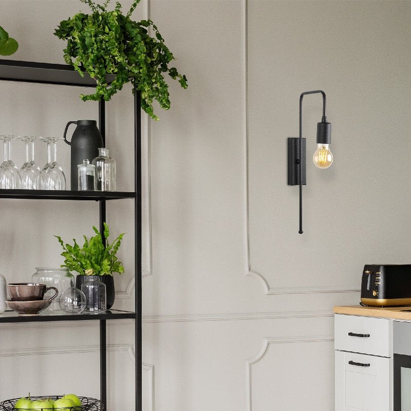 Aydinlatmadunyam Aplik Black Mum-3502