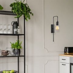 Aydinlatmadunyam Aplik Black Mum-3502