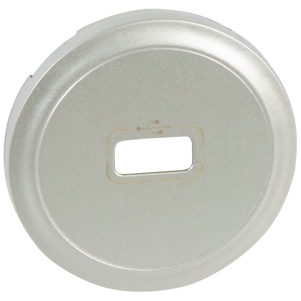 Legrand  Celest USB priz tuş kapağı,  titanyum LEG-068553